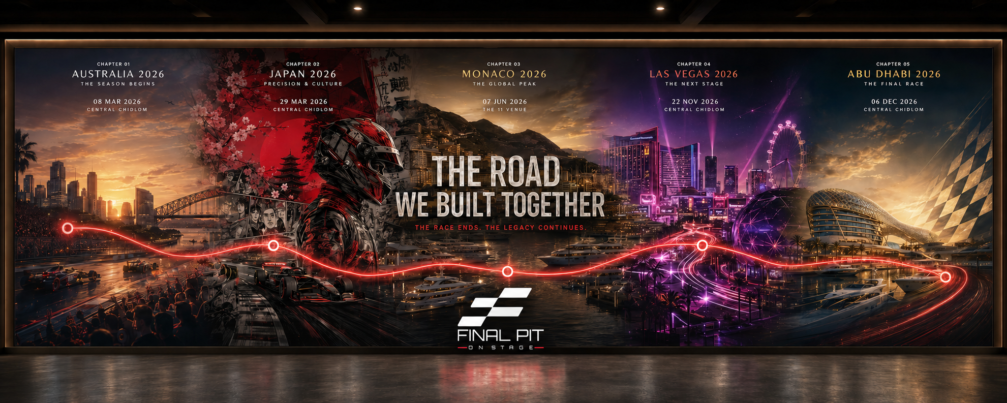 FINAL PIT 2026 five-chapter journey from Australia to Abu Dhabi